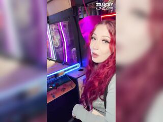 Redhead Playgirl Arietta Adams Plays It Ballsy In This Game