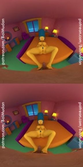 The Simpsons - Marge Simpson Footjob POV