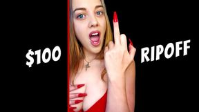 $100 RIPOFF buy it now RIP OFF Ripped Off Loser Humiliation AUDIO ONLY Paypig OINK OINK