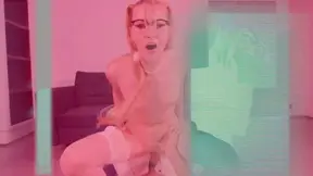 Tattooed blonde Nichole Saphir takes a hardcore fucking POV