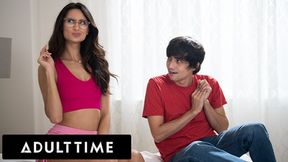 ADULT TIME - LOST GLASSES, ACCIDENTALLY RODE MY STEPBRO! Eliza Ibarra And Ricky Spanish!