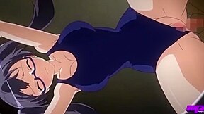 She wants to cure her constipation, so she sticks out her ass and inserts it into her anus and cums inside her