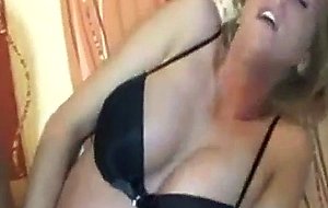 Big boobs blonde girlfriend fucks