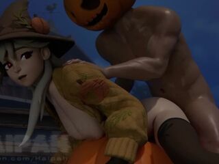 Lexa enjoying some pumpkins Fortnite animation