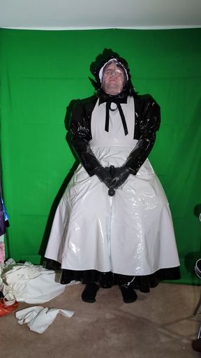 Layered PVC Breathplay with Bonnet over Hood