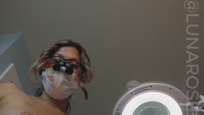 POV Naked Dentistry watch sadistic Dentist Luna Perform a dental filling a little more aggressive this time round!