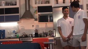 Two sweet and sweat teen boys in their anal hump