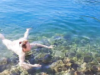 Marvelous Amateur Naturist: Outdoor Stretching & Naked Swimming Art