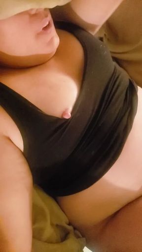 BBC stretching  Hotwife&rsquo;s pussy as her cuck watches.