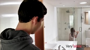 step SISTER fills herself with a DILDO &amp_ BROTHERs COCK- Angel Ryder