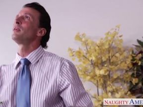 Ravishing Presley Hart horny for big dick at work