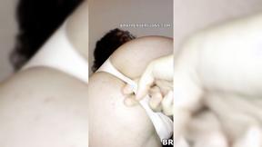 ”Playing With Her Fat Ass & Crotch”