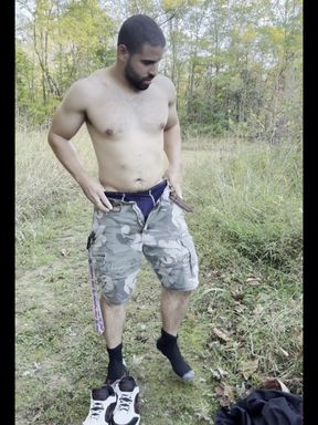 Muscle Cub Jo on the Trail