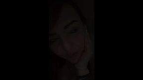 My friend is such a slut that she hid under my desk and then fucked me hard!