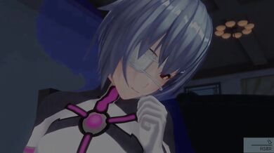 Uncensored Japanese hentai anime Evangelion Rei Ayanami defloration