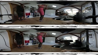 Nice victoria pure 3D VR 360 backstage from photoshoot before dildo masturb