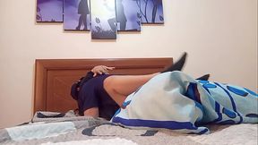 Con mi amiga cristiana de 18 a&ntilde_os, despues de la iglesia nos vamos a coger todo el dia, su novio piensa que sigue en la iglesia