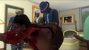 Ebony Cartoon Milf Hard Porn Video