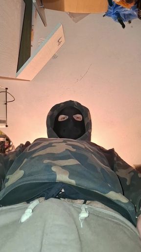 A Man in a Mask and a Cock