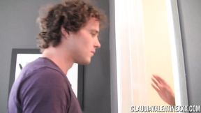 Watch hottie Claudia Valentine and Robby Echo's clip