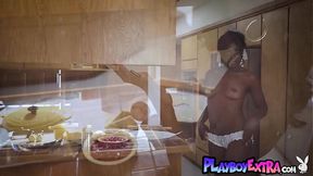 Ebony Fresh Victoria Antoinette Teases with her Perfect Body