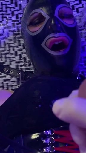 SISSY slut CUMS while PEGGING after GOLDEN SHOWER   Clip 2