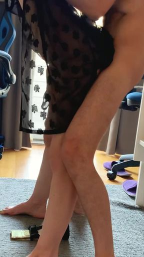 Taboo Stepson fuck mommy after she caught him jerking