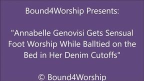 Annabelle Balltied for Foot Worship - Alt View - SQ