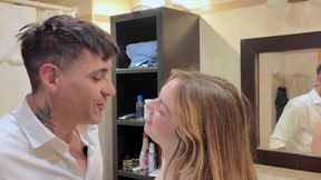 I Fucked Him for 7 Minutes Straight Without Pulling Out. Look How My Wife Ends up Trembling in the Bathroom