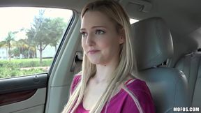 Stranded Teens - Hot Blonde Mila Evans Fights with a Guy, Tony Rubino Snatches Her for Car Sex