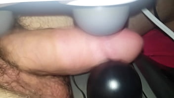 Vibrators make my dick jiggle in pleasure.