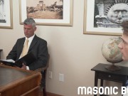 MASONICBOYS - Master Oaks breeds innocent young twink bottom Cole