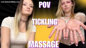 POV Tickling Massage Hand Fetish Seduction