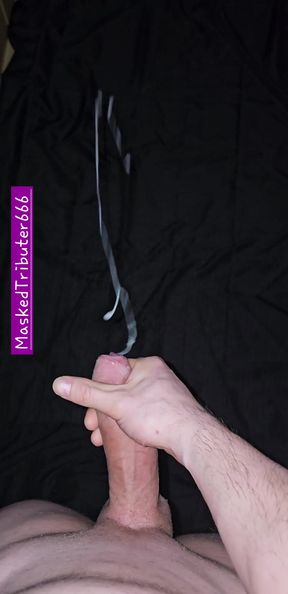 Shooting ropes of cum after hours of edgeing!