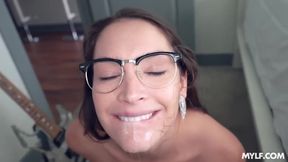 Gets Facial Cum Cleansing After Deepthroating Firm Cock - Katrina Colt And Ike Diezel