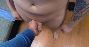 Czech boy puts thick dick down the mouth and into his ass
