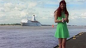 18+ Interview And Strip In The Field