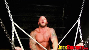 ”Interrogator Drake Jaden  Dirk Caber to blowjob & gag on his big cock”