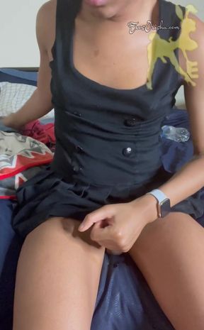 Babe Nation Xxxclusive I Got Cum All Over My Little Black Dress. Would You Be a Babe and Help Me Get It Cleaned up?