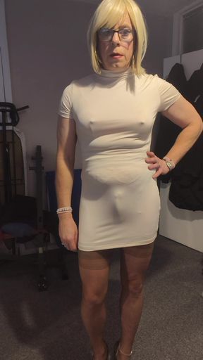 Would you like to feel my bulge in my dress