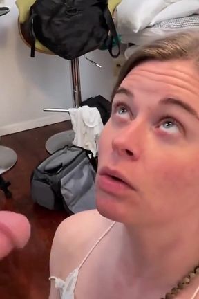 Submissive Girl Talks Down to Herself While Having Her Throat Reamed by a Giant Dildo