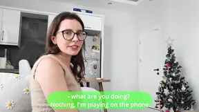 Stepmom's 18yo stepsister asks for help with her first anal