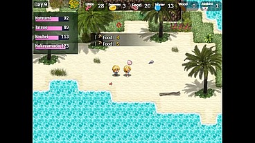 The Castaway Married Gal's Netorare Story [ NTR hentai game PornPlay] Ep.5 femdom handjob with dozens of cumshots after being caught peeping at the spring