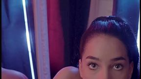 Hot stripper Kama Oxi gets fucked in POV game at club
