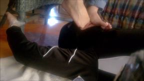 STEFANIA TIED UP ME AND PUT HER FOOT IN MY THROAT