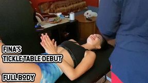 FINA’S TICKLE TABLE DEBUT - FULL BODY