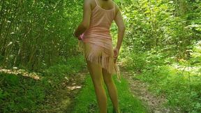 Redhead whore in leather outfit let her friend cum in her pussy