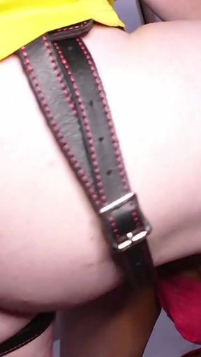 Extreme Dildo Pegging and Fisting Destroying My Boy Toys Ass