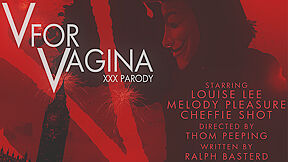 Louise Lee And Melody Pleasure - V For Vagina Xxx Parody