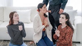 Lucky Stud Has Three Wives to Fuck Them Anytime He Wants - Cncmilf